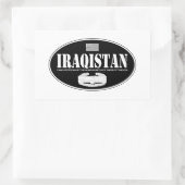 Iraqistan CAB Rechthoekige Sticker (Tas)