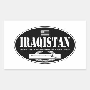 Iraqistan CIB Rechthoekige Sticker