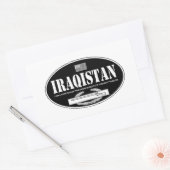 Iraqistan CIB Rechthoekige Sticker (Envelop)