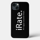 iRate - Een app heeft dat veroorzaakt!!! Case-Mate iPhone Case (Achterkant)