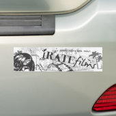 iRATE-sticker Bumpersticker (Op auto)