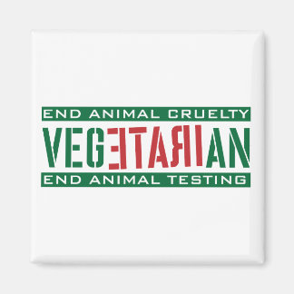 Irate Vegetarisch Magneet