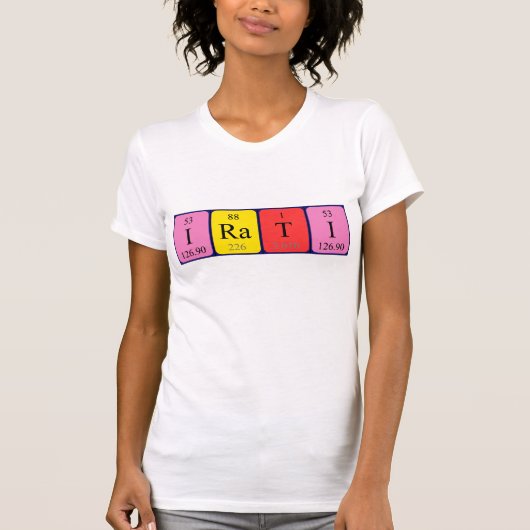 Irati periodiek shirt (Voorkant)