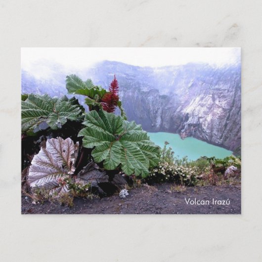 Irazu Volcano Briefkaart (Voorkant)