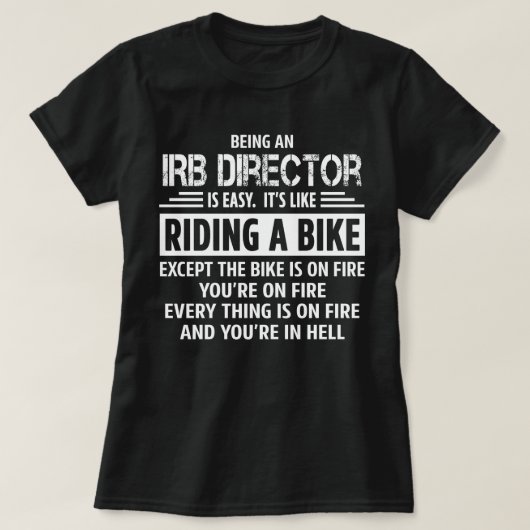 IRB-directeur T-shirt (Design voorkant)