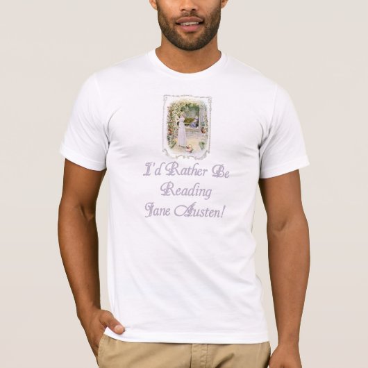 IRBR Jane Austen Bella Canvas Fit T, 2 col. T-shirt (Voorkant)