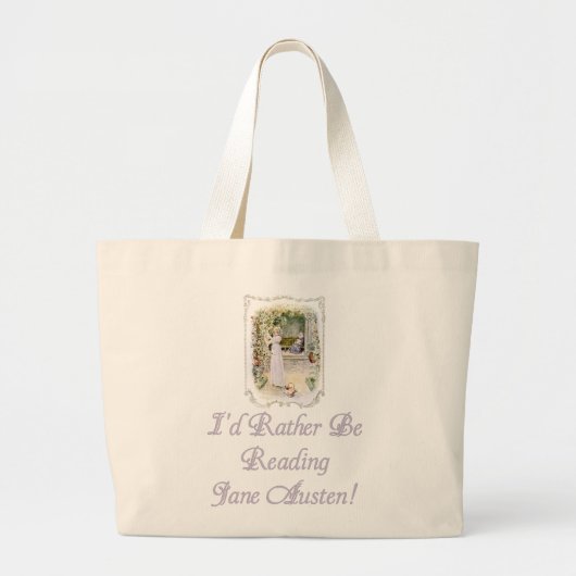 IRBR Jane Austen. Natural Jumbo Tas (Voorkant)