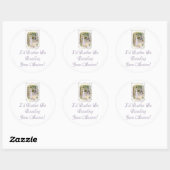 IRBR Jane Austen. Ronde tickers, 2 maten Sticker (Vel)