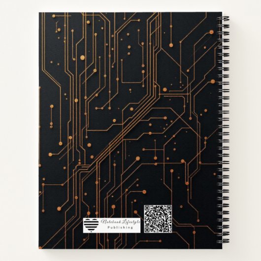 ircuit Board Intellect | STEM Logic & Connection Notitieboek (Achterkant)