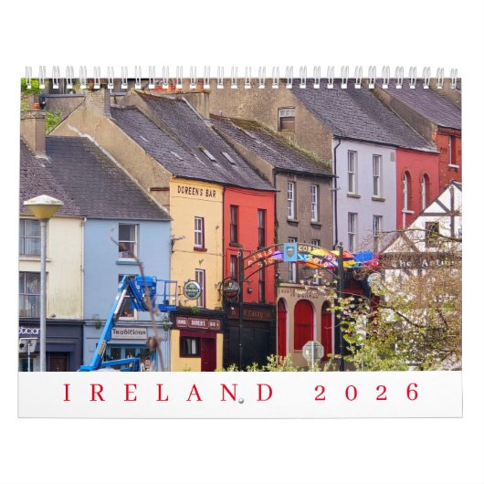 Ireland 2026 calendar kalender (Hoes)