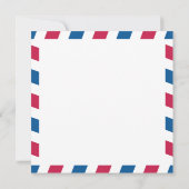 Ireland Airmail Wedding Kaart (Achterkant)