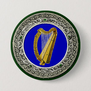Ireland Arms Ronde Button 7,6 Cm