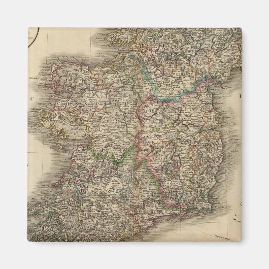 Ireland Atlas Map Magneet (Voorkant)