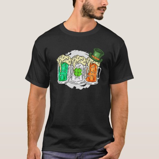 Ireland beer Irish St Patrick's Day T-shirt (Voorkant)