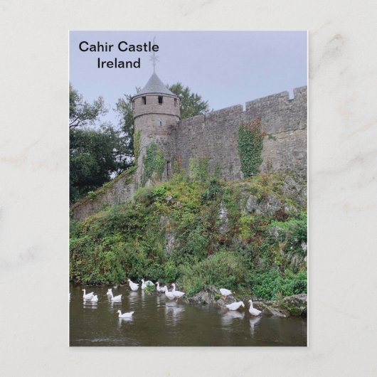 Ireland Cahir Castle, Cahir, Co. Tipperary Briefkaart (Voorkant)