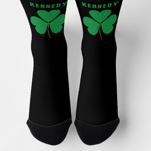 Ireland Celtic Irish Name Shamrock Green Clover Sokken