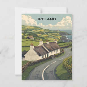 Ireland Cottage Briefkaart