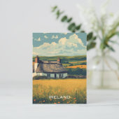 Ireland Cottage Briefkaart (Staand voorkant)