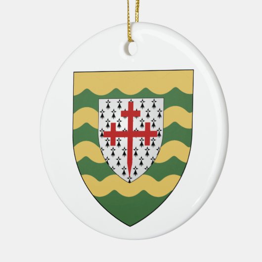 Ireland County Donegal Ceramic Kerstversiering Keramisch Ornament (Links)