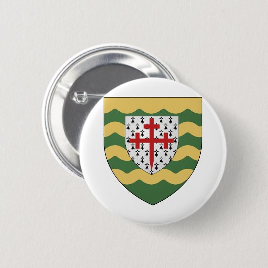 Ireland County Donegal Ronde Button 5,7 Cm (Voorkant /achterkant)