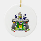 Ireland County Fermanagement Kerstversient Keramisch Ornament (Voorkant)