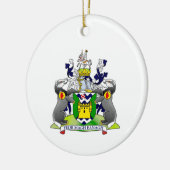 Ireland County Fermanagement Kerstversient Keramisch Ornament (Links)
