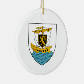 Ireland County Galway kerstversiering Keramisch Ornament (Rechts)