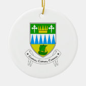 Ireland County Kerry Ceramic Kerstversiering Keramisch Ornament (Voorkant)