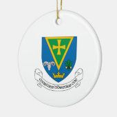 Ireland County Roscommon Kerstsierent Keramisch Ornament (Links)