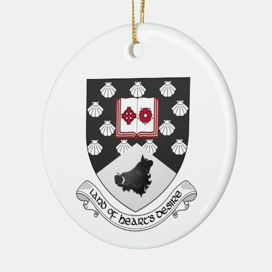 Ireland County Sligo Kerstversiering Keramisch Ornament (Links)