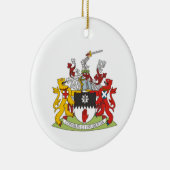 Ireland County Tyrone Kerstversiering Keramisch Ornament (Rechts)