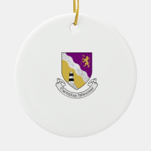 Ireland County Wexford Kerstversient Keramisch Ornament (Voorkant)