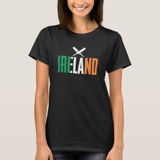 Ireland Cricket Player Cricket Sport T-shirt (Voorkant)
