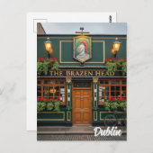 Ireland Dublin Pub Briefkaart (Voorkant / Achterkant)