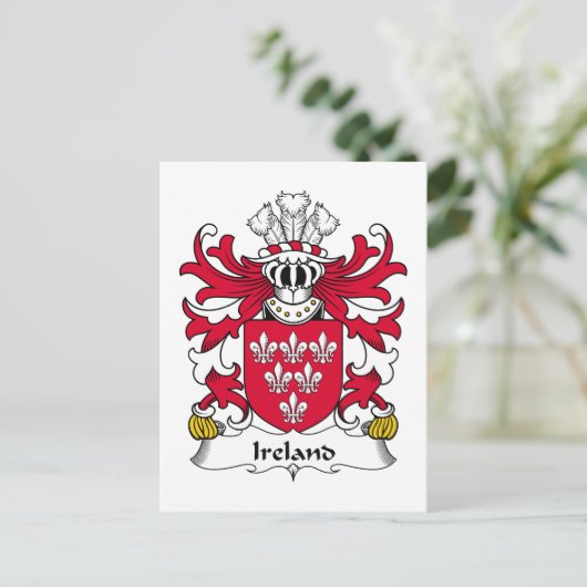 Ireland Family Crest Briefkaart (Staand voorkant)
