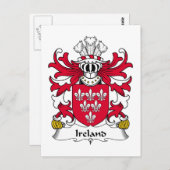 Ireland Family Crest Briefkaart (Voorkant / Achterkant)