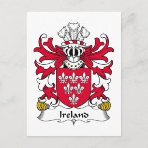 Ireland Family Crest Briefkaart