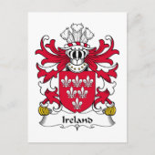 Ireland Family Crest Briefkaart (Voorkant)