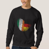 Ireland Fingerprint for Proud German-Irish Trui (Voorkant)