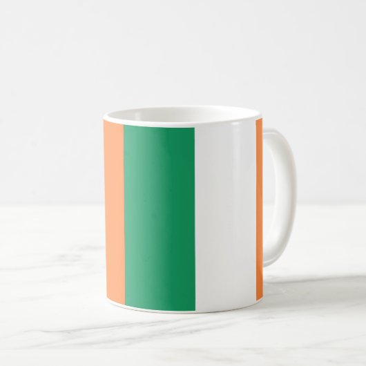 Ireland Flag Ceramic Mok (Voorkant rechts)