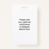 IRELAND FLAG Gepersonaliseerd Logo Foto-ID Naam Badge (Achterkant)