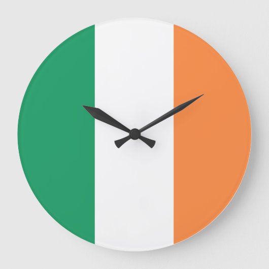 Ireland flag grote klok (Voorkant)