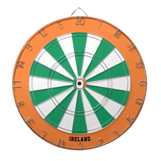 Ireland Flag Patriot's Bullseye Dartbord (Voorkant)