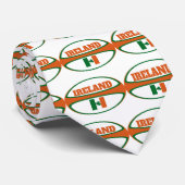 Ireland Flag Rugby Ball Stropdas (Opgerold)