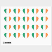 Ireland Flag Splendid Patriotic Hart Sticker (Vel)