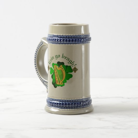 Ireland forever/Erin go bragh/harp Bierpul (Voorkant links)