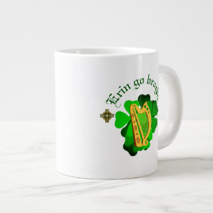 Ireland forever/Erin go bragh/harp Grote Koffiekop