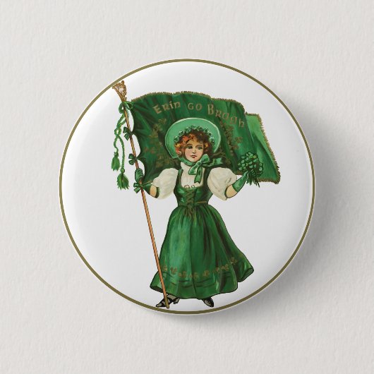 Ireland Forever Ronde Button 5,7 Cm (Voorkant)