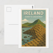 Ireland - Giant's Causeway Postcard Briefkaart (Voorkant / Achterkant)