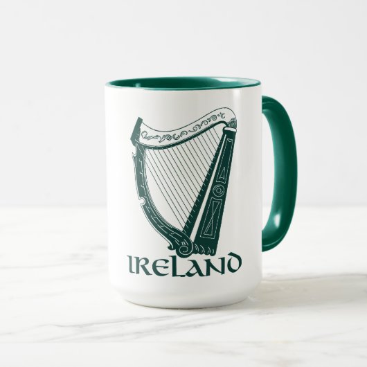 Ireland Harp Design, Irish Harp Mok (Voorkant rechts)